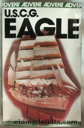 Revell 1/254 U.S.C.G. Cutter Eagle with Sails - Advent Issue, 2651 plastic model kit